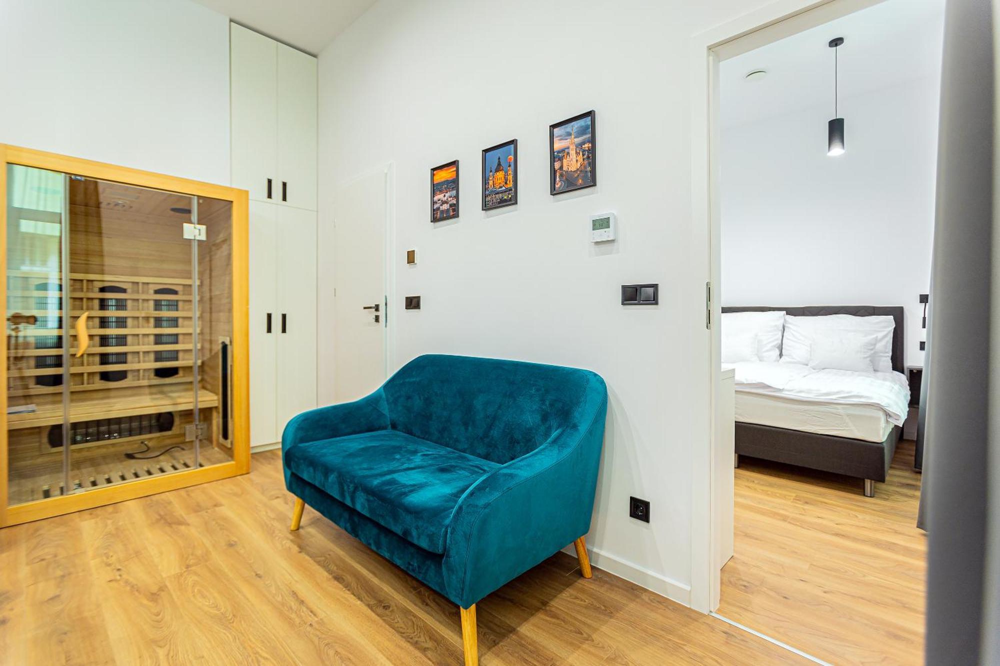 Deluxe4 Apartment With 2 Rooms Next To The Synagogue Free Air Conditioner, Sauna Budapest Bagian luar foto